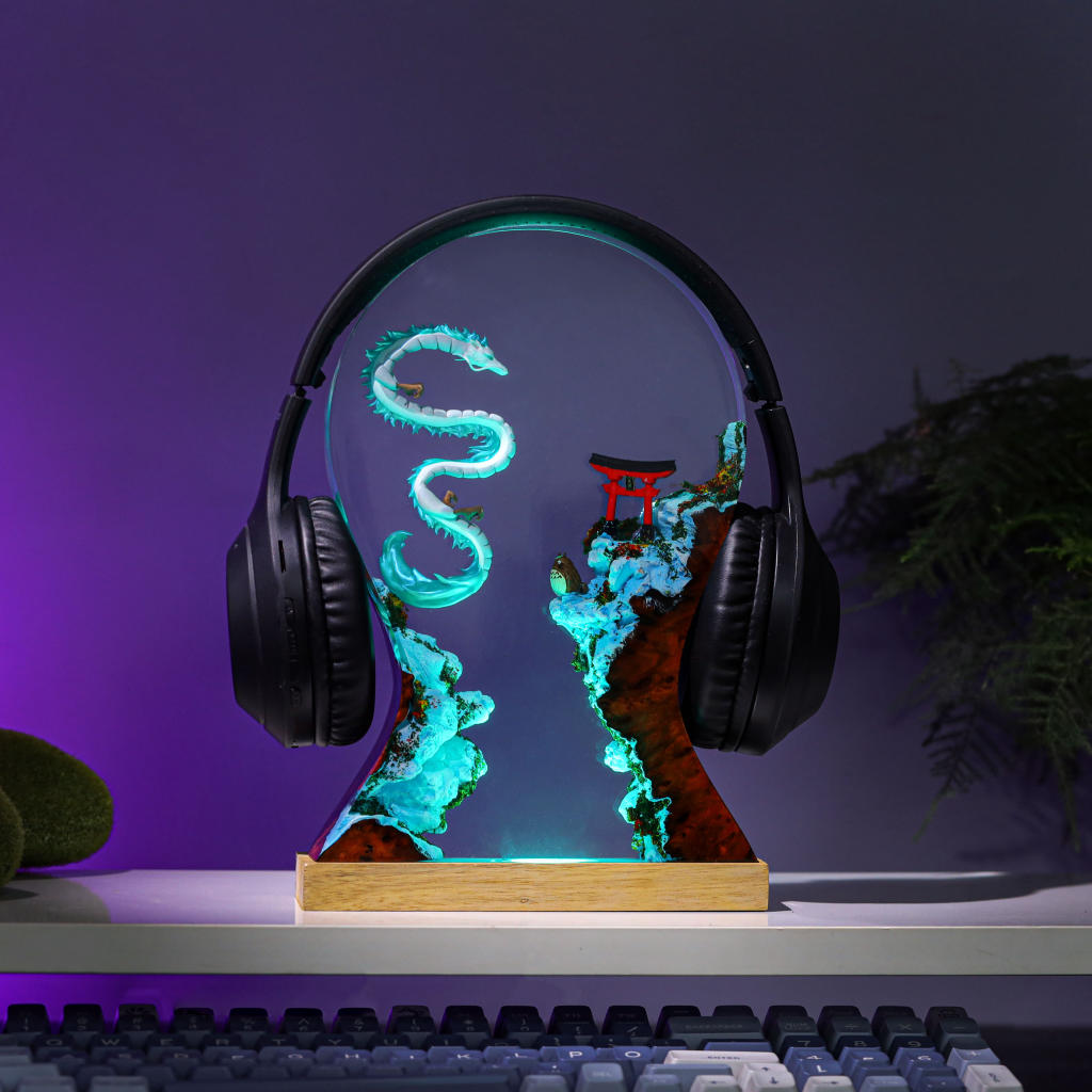 Haku &amp; Totoro Headphone Stand - Image 7