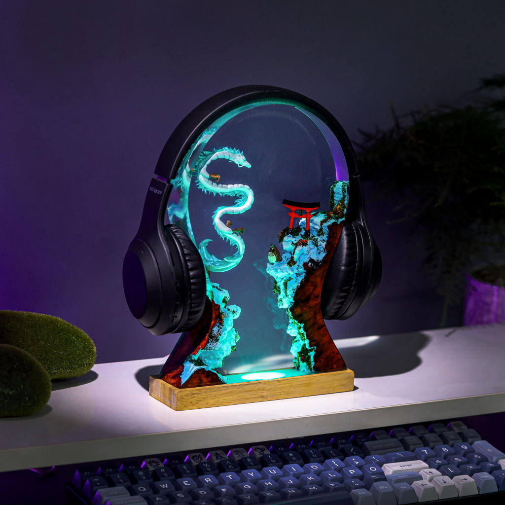 Haku &amp; Totoro Headphone Stand - Image 6