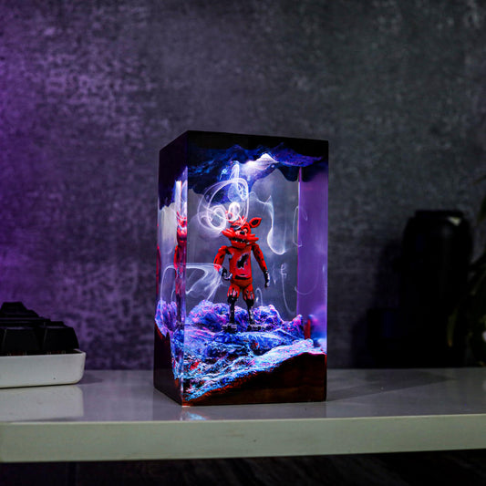 Halloween Foxy Fnaf Epoxy Lamp - Image 2
