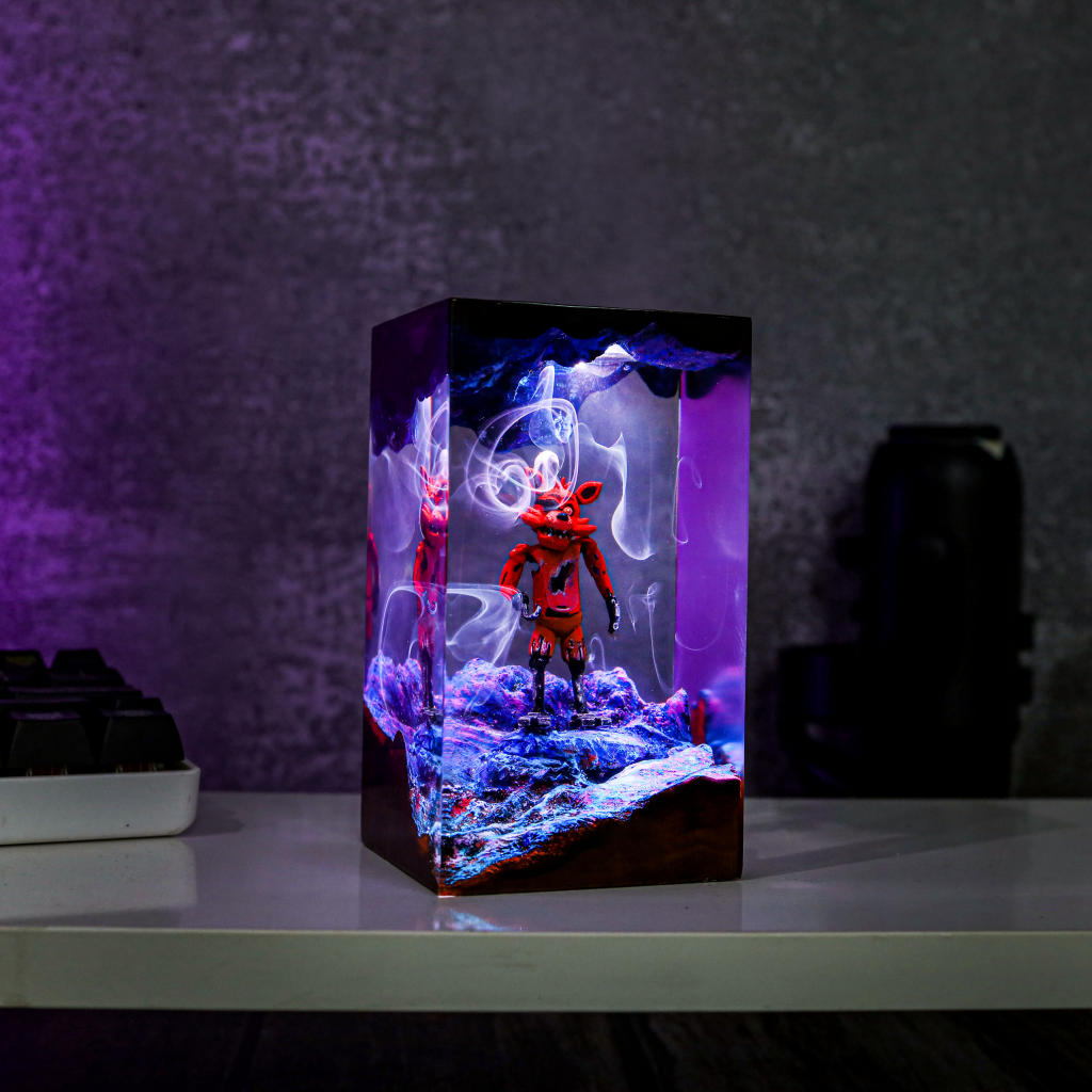 Halloween Foxy Fnaf Epoxy Lamp - Image 7