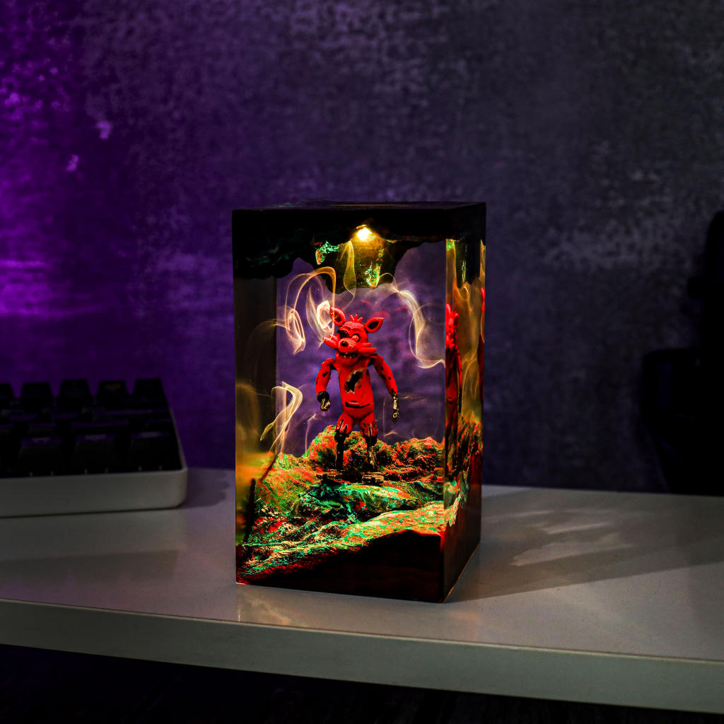 Halloween Foxy Fnaf Epoxy Lamp - Image 8