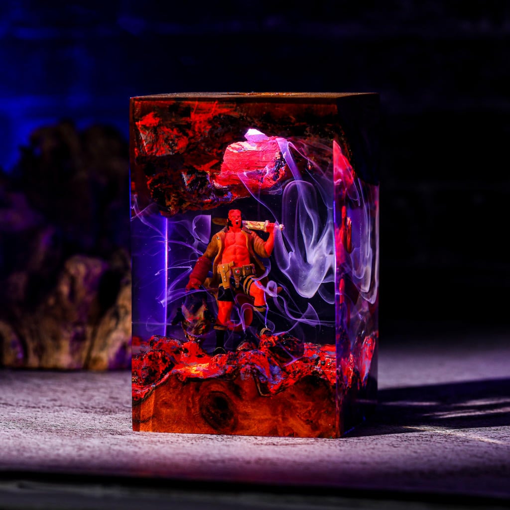Hellboy Epoxy Night Lamp - Image 4