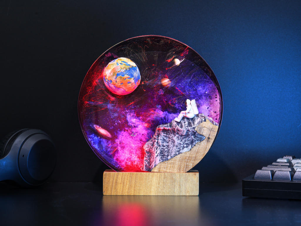 Infinity Light Epoxy Lamp - Image 2