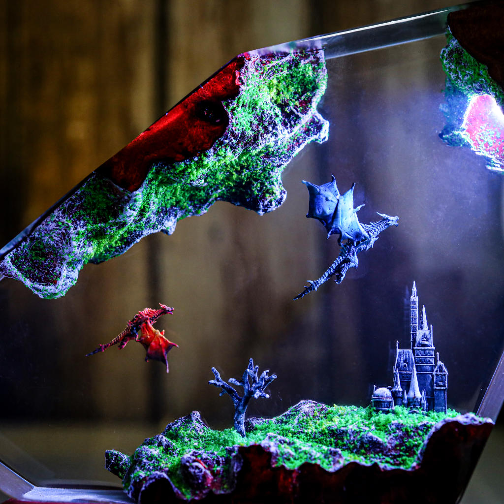 Ice Dragon and Fire Dragon Night Light Ver 2 - Image 5