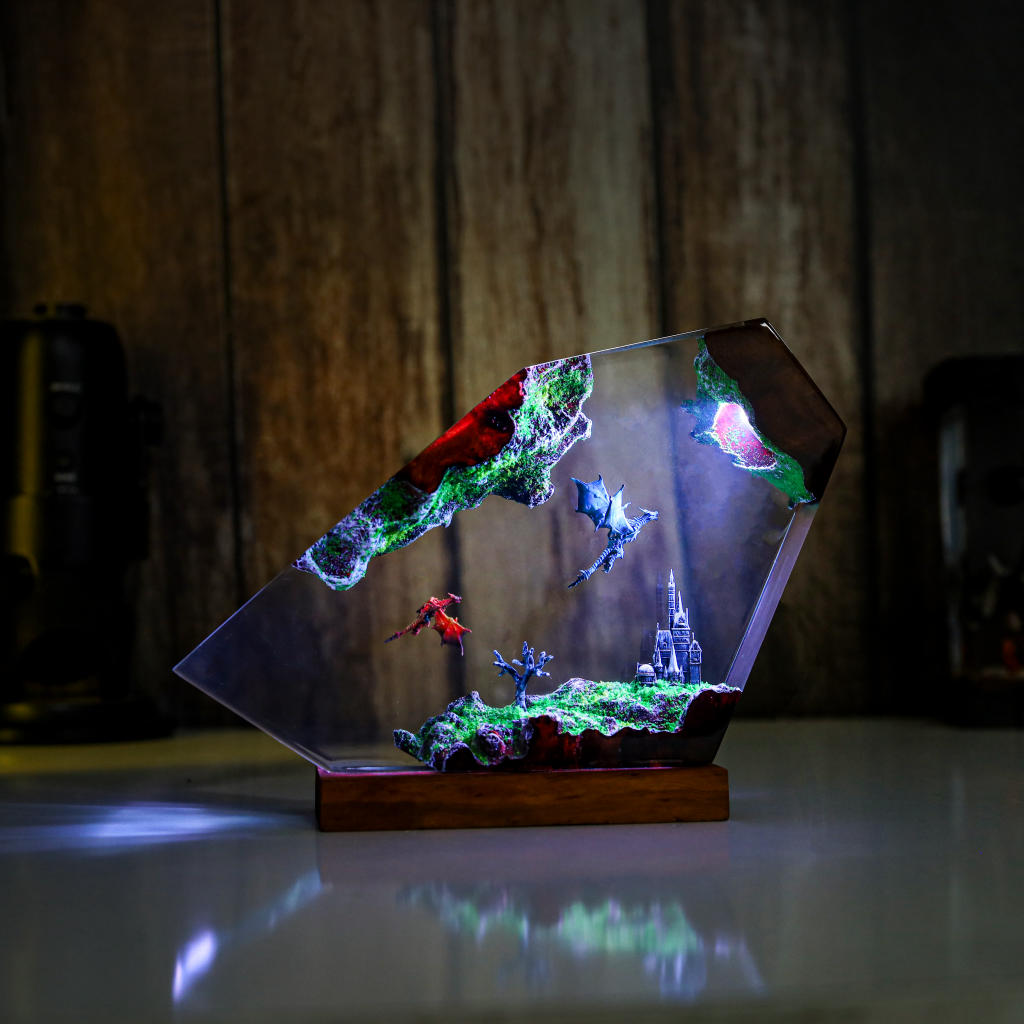 Ice Dragon and Fire Dragon Night Light Ver 2 - Image 4