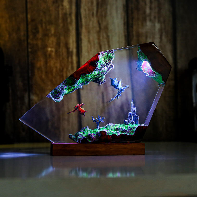 Ice Dragon and Fire Dragon Night Light Ver 2 - Image 3