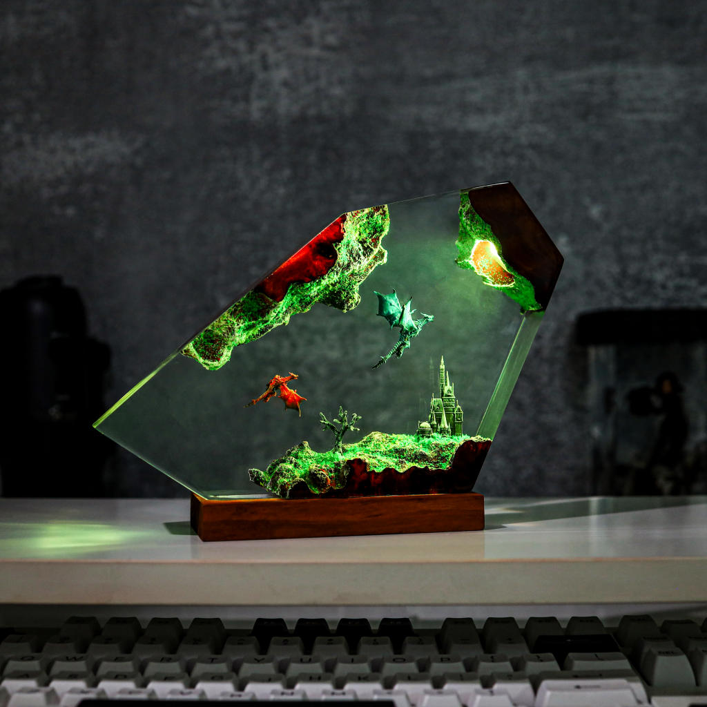 Ice Dragon and Fire Dragon Night Light Ver 2 - Image 2