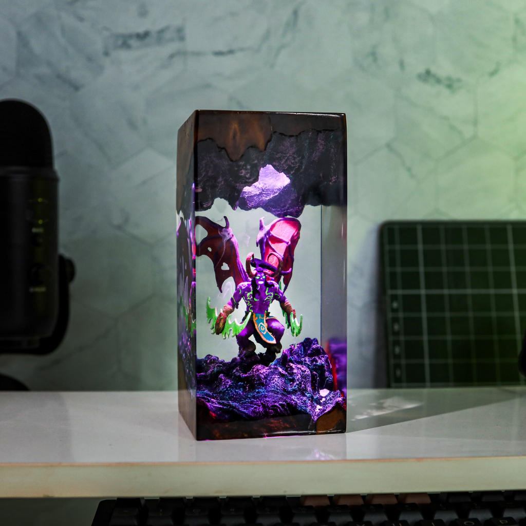 Illidan Stormrage Warcraft Night Light - Image 3