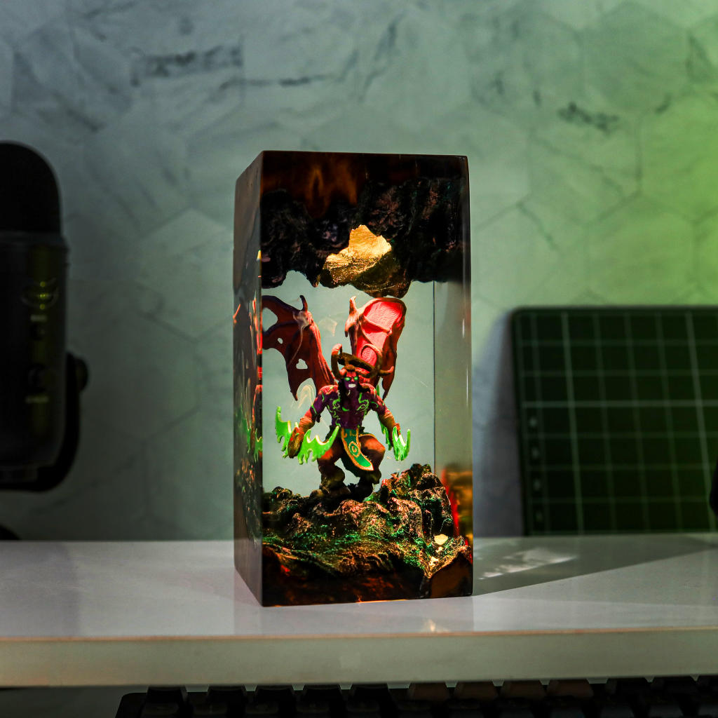 Illidan Stormrage Warcraft Night Light - Image 4