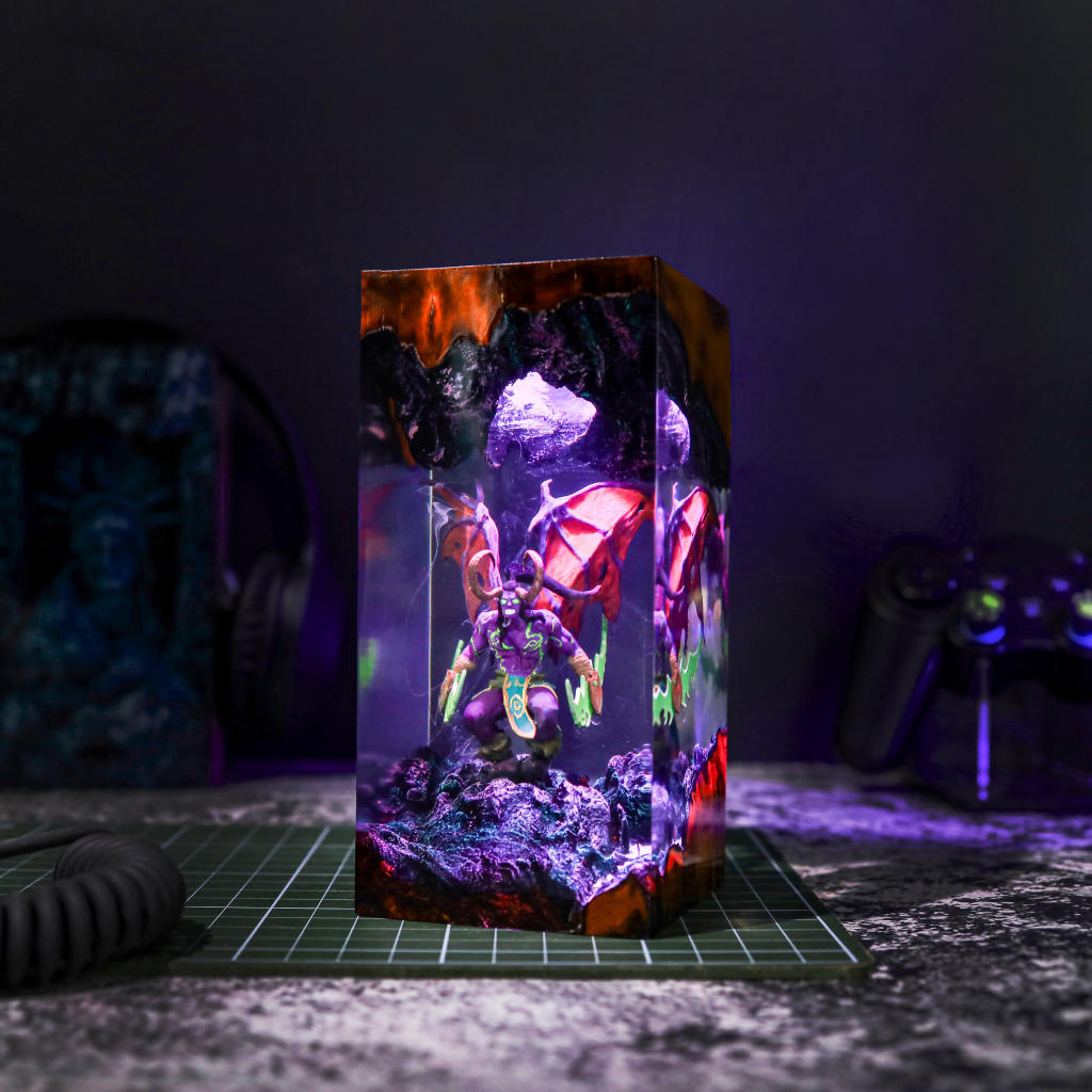 Illidan Stormrage Warcraft Night Light - Image 7
