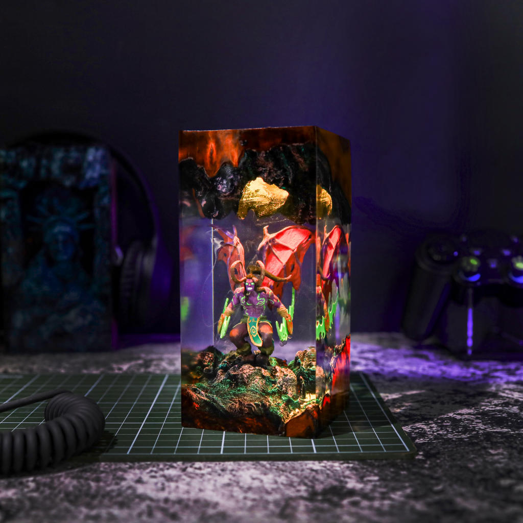 Illidan Stormrage Warcraft Night Light - Image 8