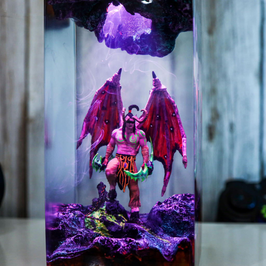 Illidan Stormrage Warcraft Night Light Ver 2 - Image 6