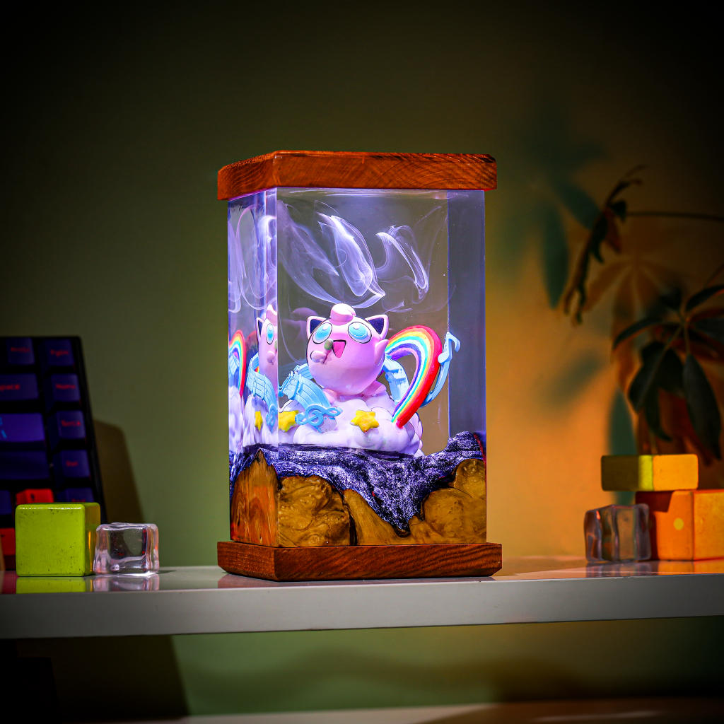 Jigglypuff Pokémon Resin Lamp - Image 5