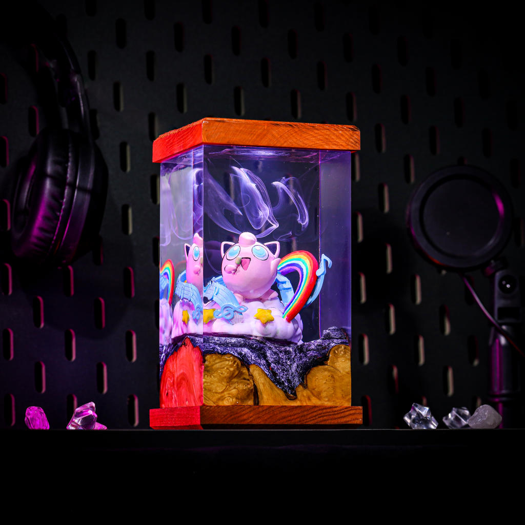 Jigglypuff Pokémon Resin Lamp - Image 4