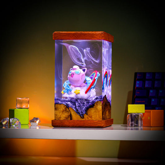 Jigglypuff Pokémon Resin Lamp - Image 2
