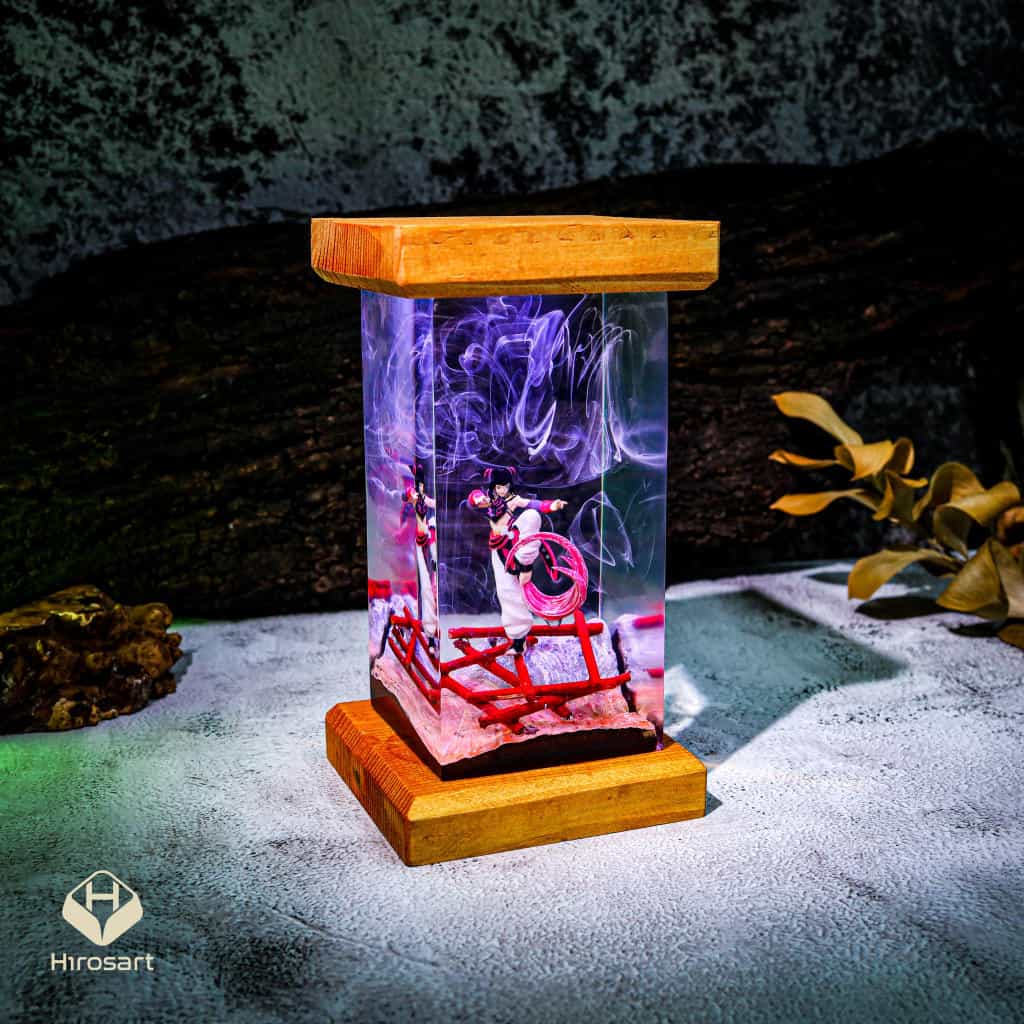 Juri Han Street Fighter V Resin Night Lamp - Image 4