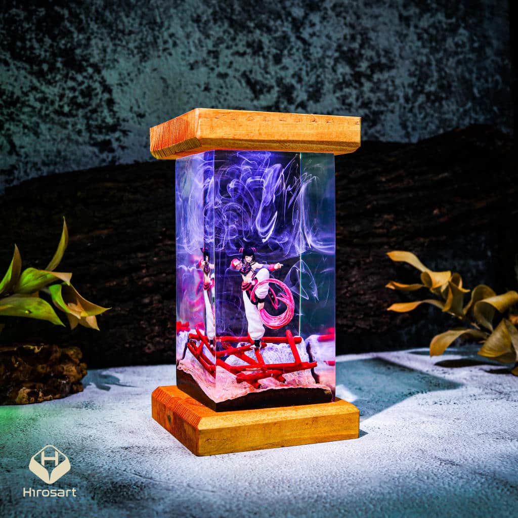 Juri Han Street Fighter V Resin Night Lamp - Image 5