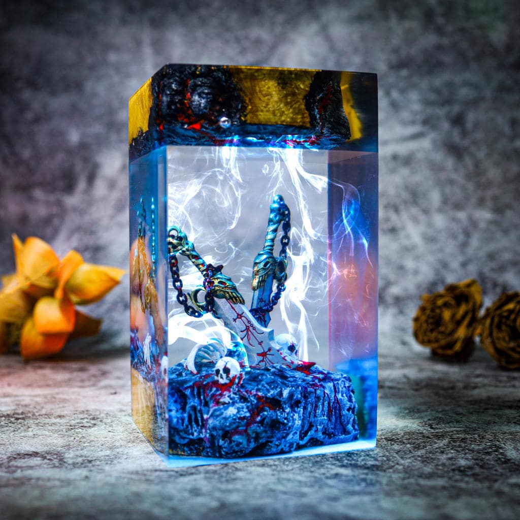 Kratos Blades of Chaos God of War Lamp - Image 5