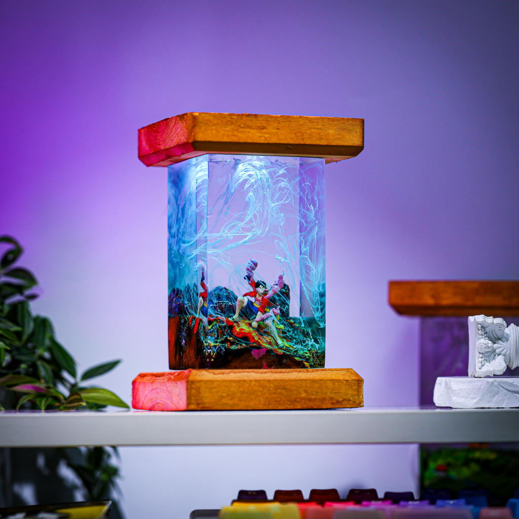 Luffy One Piece Epoxy Lamp - Image 9