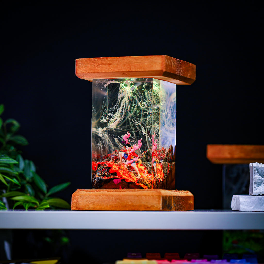 Luffy One Piece Epoxy Lamp - Image 4