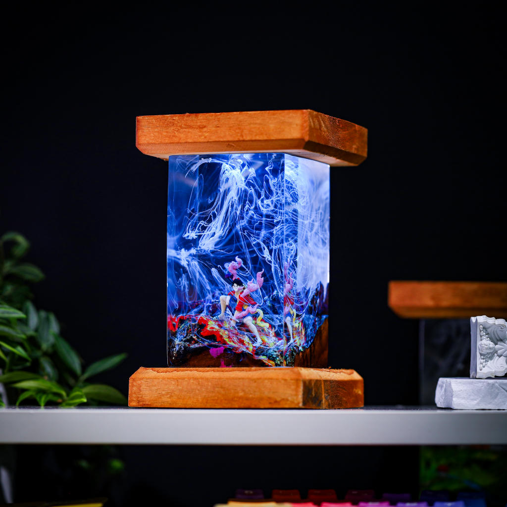 Luffy One Piece Epoxy Lamp - Image 11