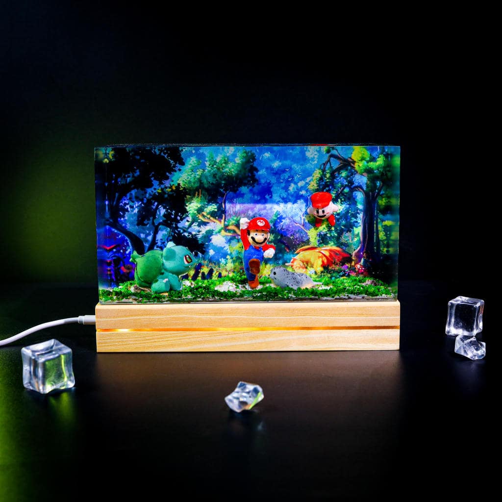 Mario X Pokémon Epoxy Night Light - Image 2