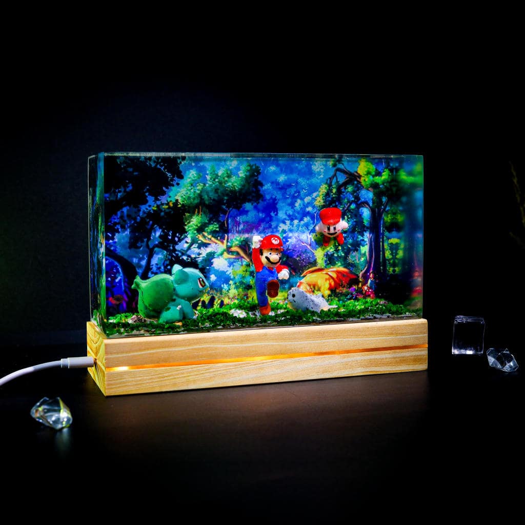 Mario X Pokémon Epoxy Night Light - Image 3