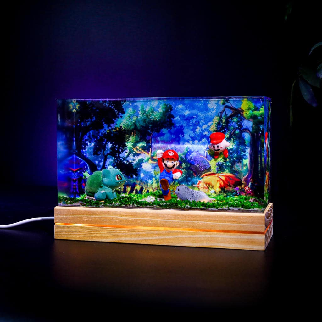 Mario X Pokémon Epoxy Night Light - Image 4