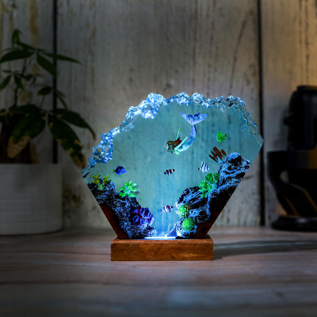 Mermaid in Coral Reef Night Light Ver 2 - Image 6
