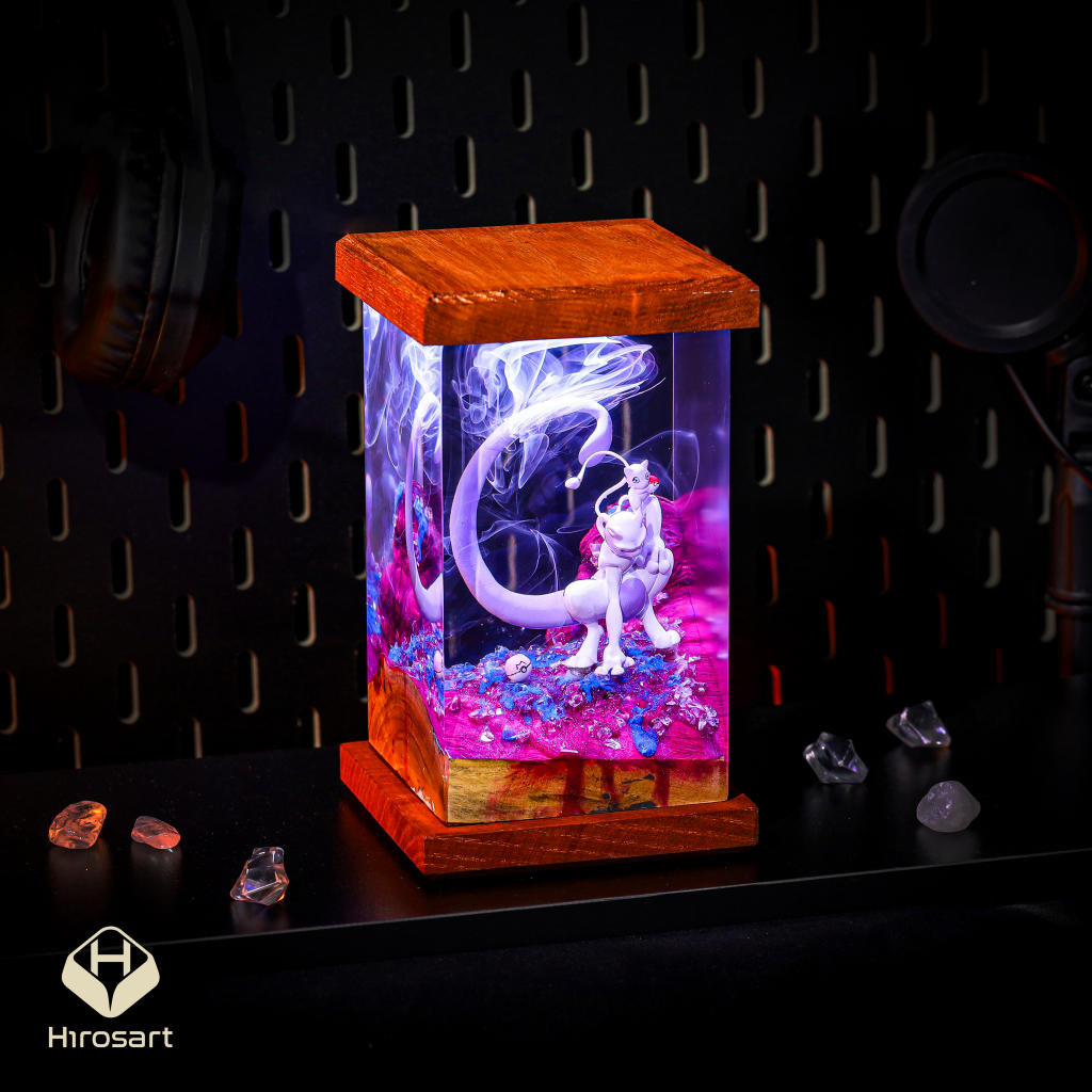 MEW and MEWTWO Epoxy Lamp - Image 5