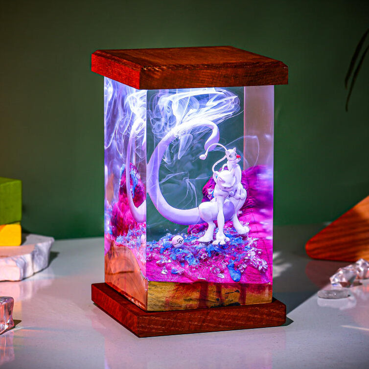 MEW and MEWTWO Epoxy Lamp - Image 2