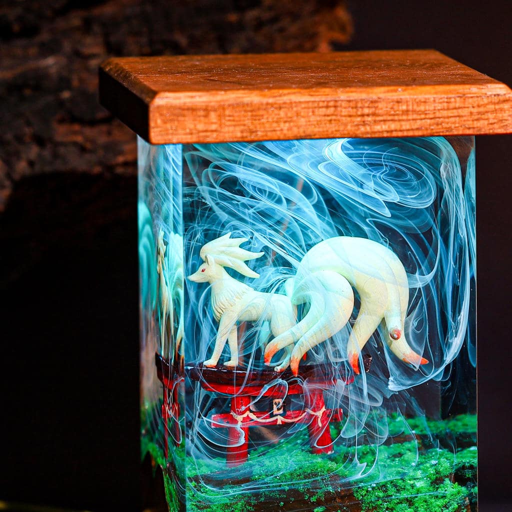 Ninetales Pokemon Epoxy Lamp - Image 5