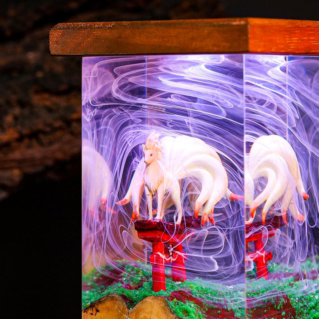 Ninetales Pokemon Epoxy Lamp - Image 6
