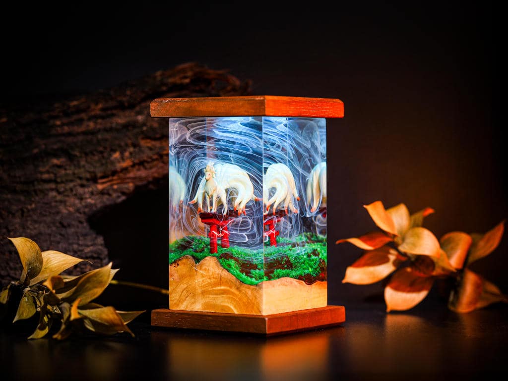 Ninetales Pokemon Epoxy Lamp - Image 4