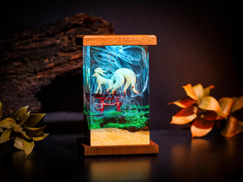 Ninetales Pokemon Epoxy Lamp - Image 2