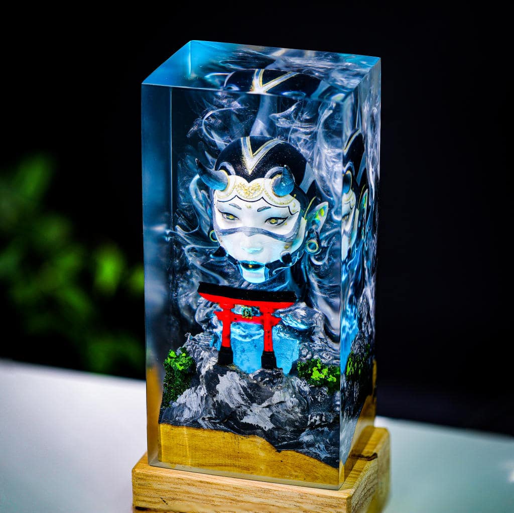 Oni Mask and Torii Gate Night Lamp - Image 7