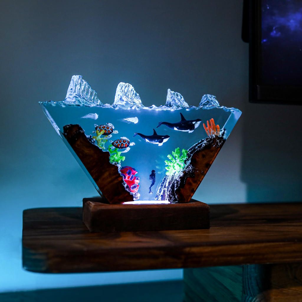 Orca and Sea Turtle Night Light Ver 2 - Image 7