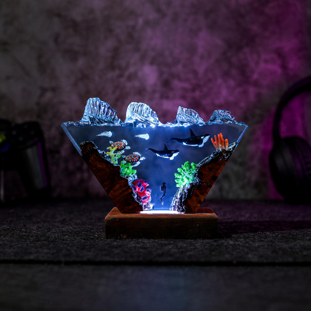 Orca and Sea Turtle Night Light Ver 2 - Image 8