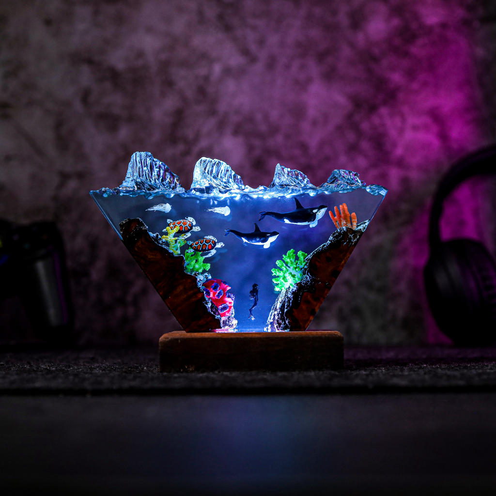 Orca and Sea Turtle Night Light Ver 2 - Image 9