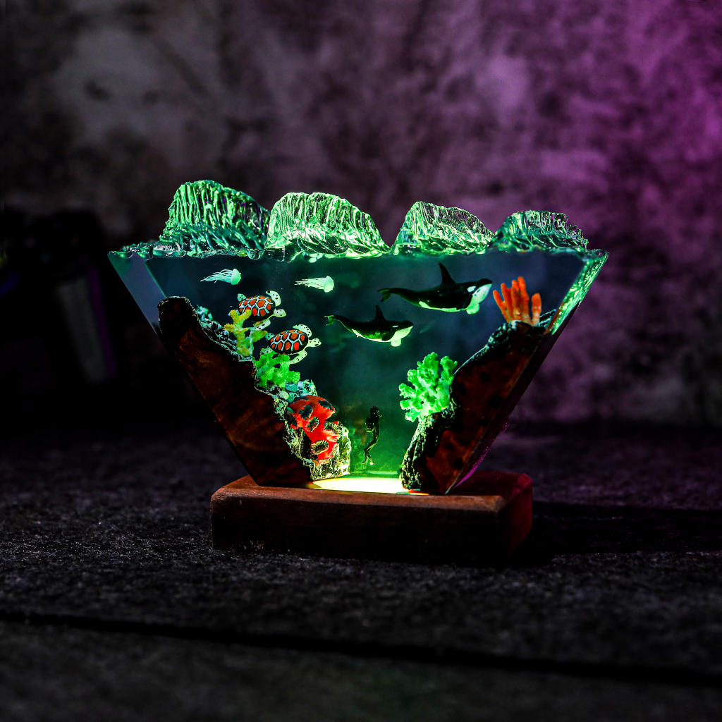 Orca and Sea Turtle Night Light Ver 2 - Image 10