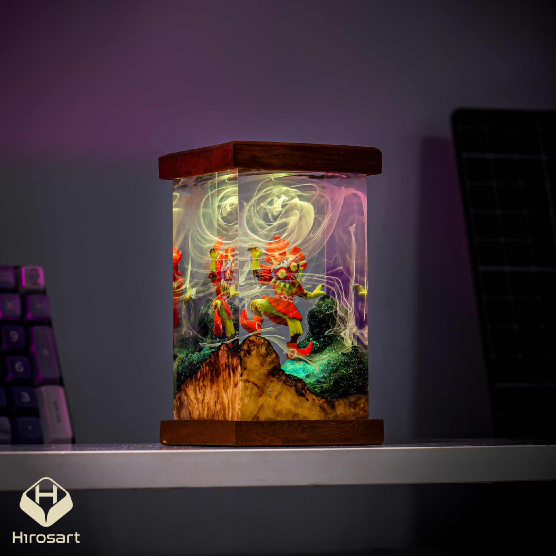 Skullkid Zelda Epoxy Night Light - Image 6