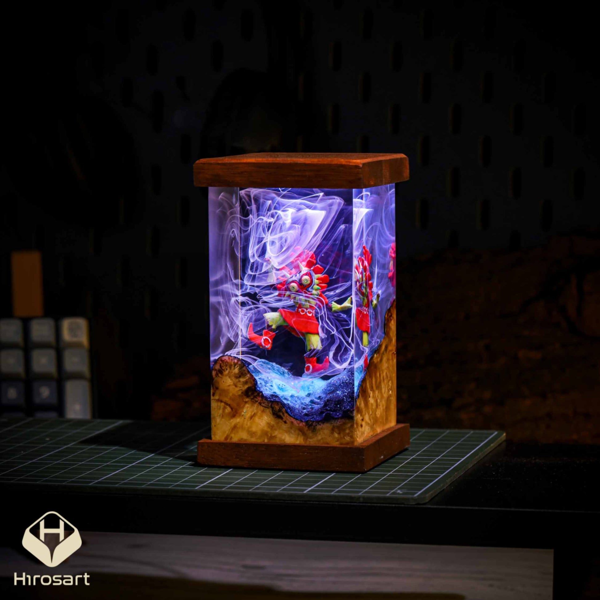 Skullkid Zelda Epoxy Night Light - Image 4