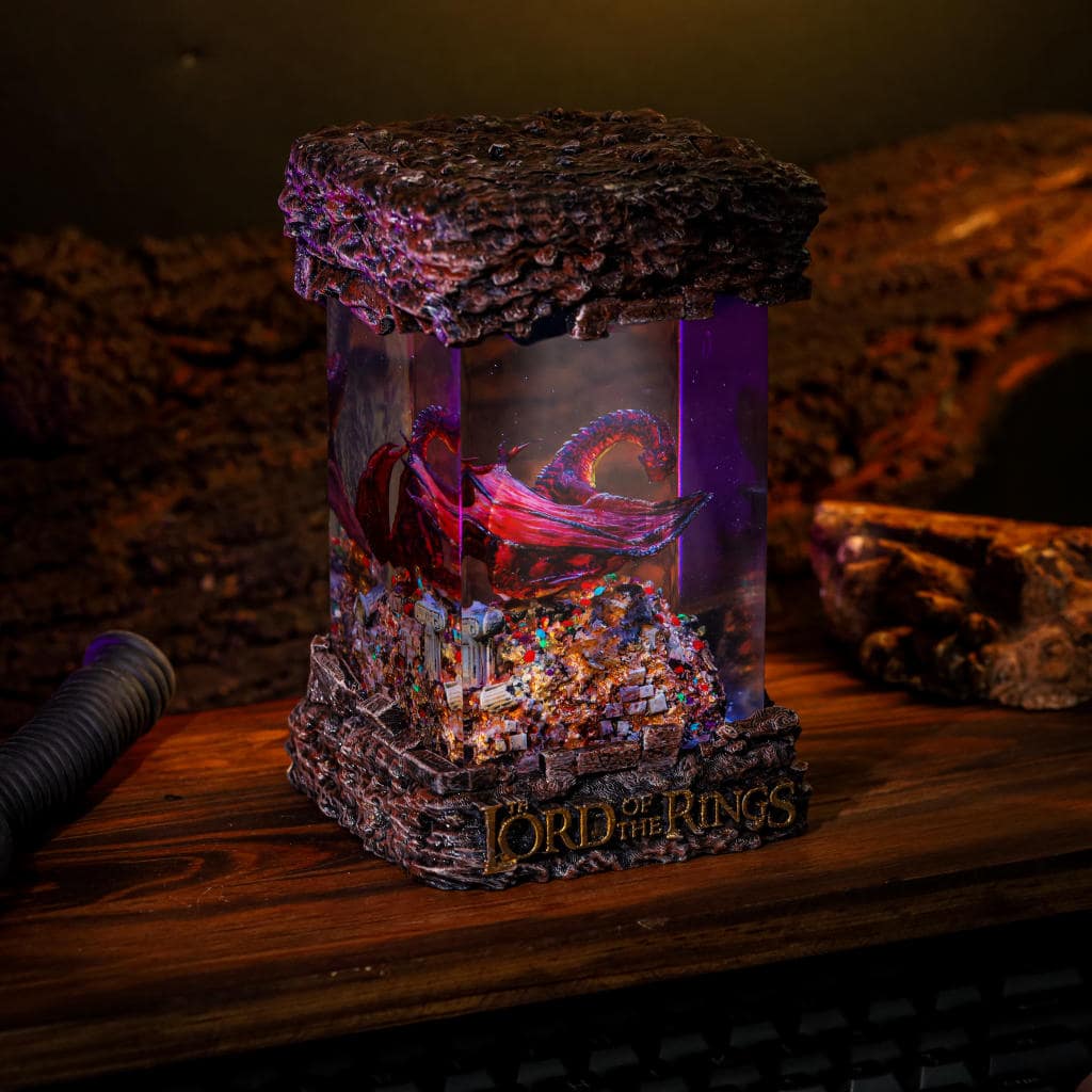 Smaug Dragon The Hobbit Resin Night Light - Image 6