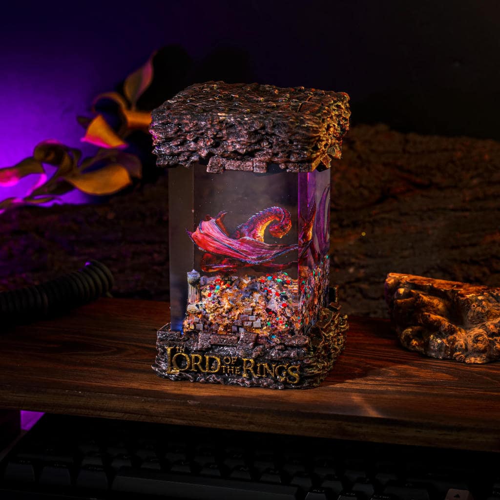 Smaug Dragon The Hobbit Resin Night Light - Image 3