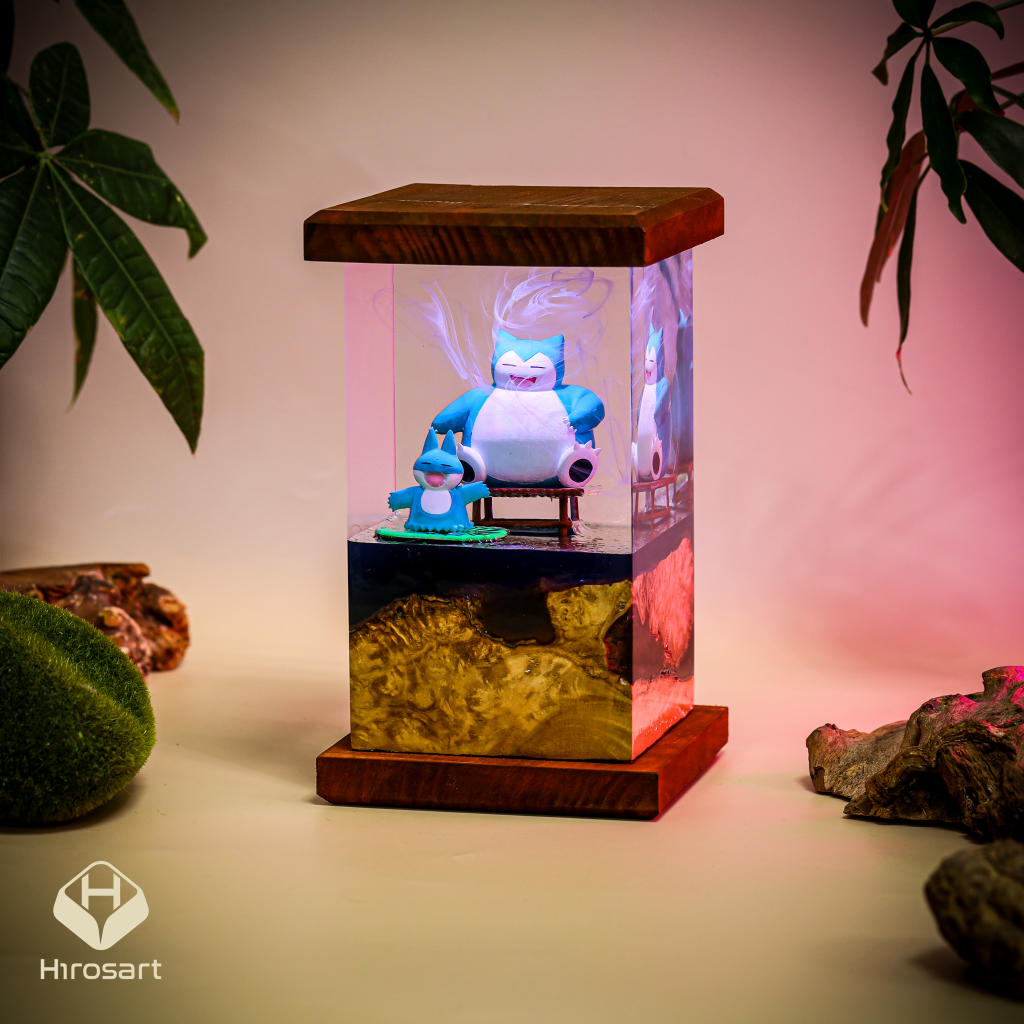SNORLAX Pokémon Resin Lamp Ver 2 - Image 6