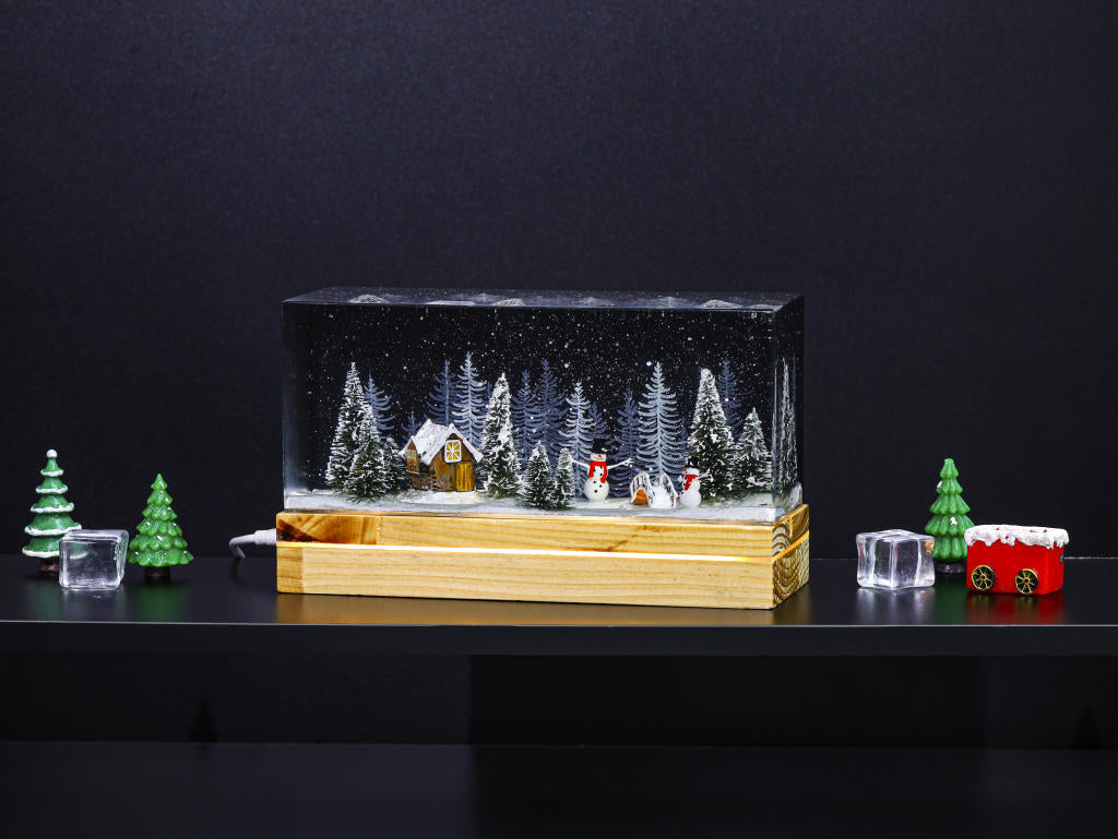 Snowman Christmas Night Lamp - Image 3