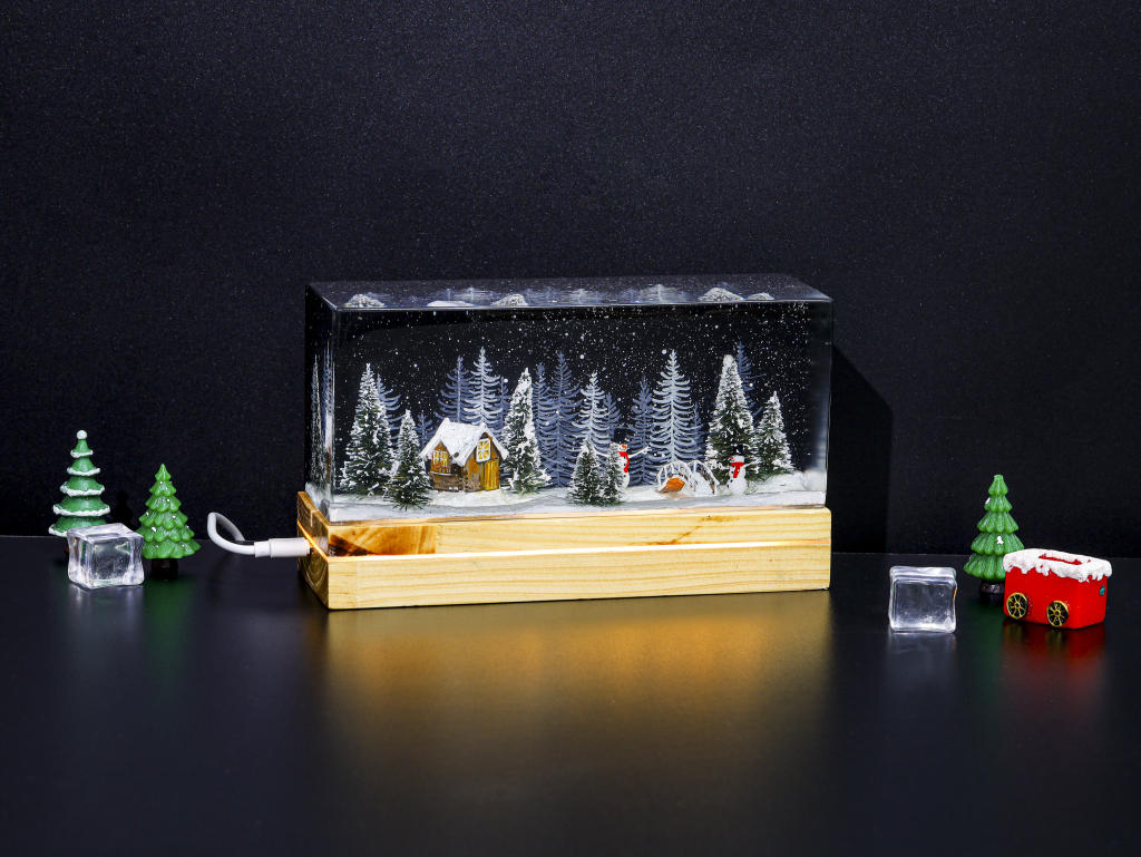 Snowman Christmas Night Lamp - Image 8