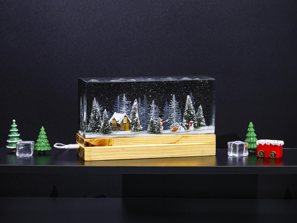 Snowman Christmas Night Lamp - Image 4