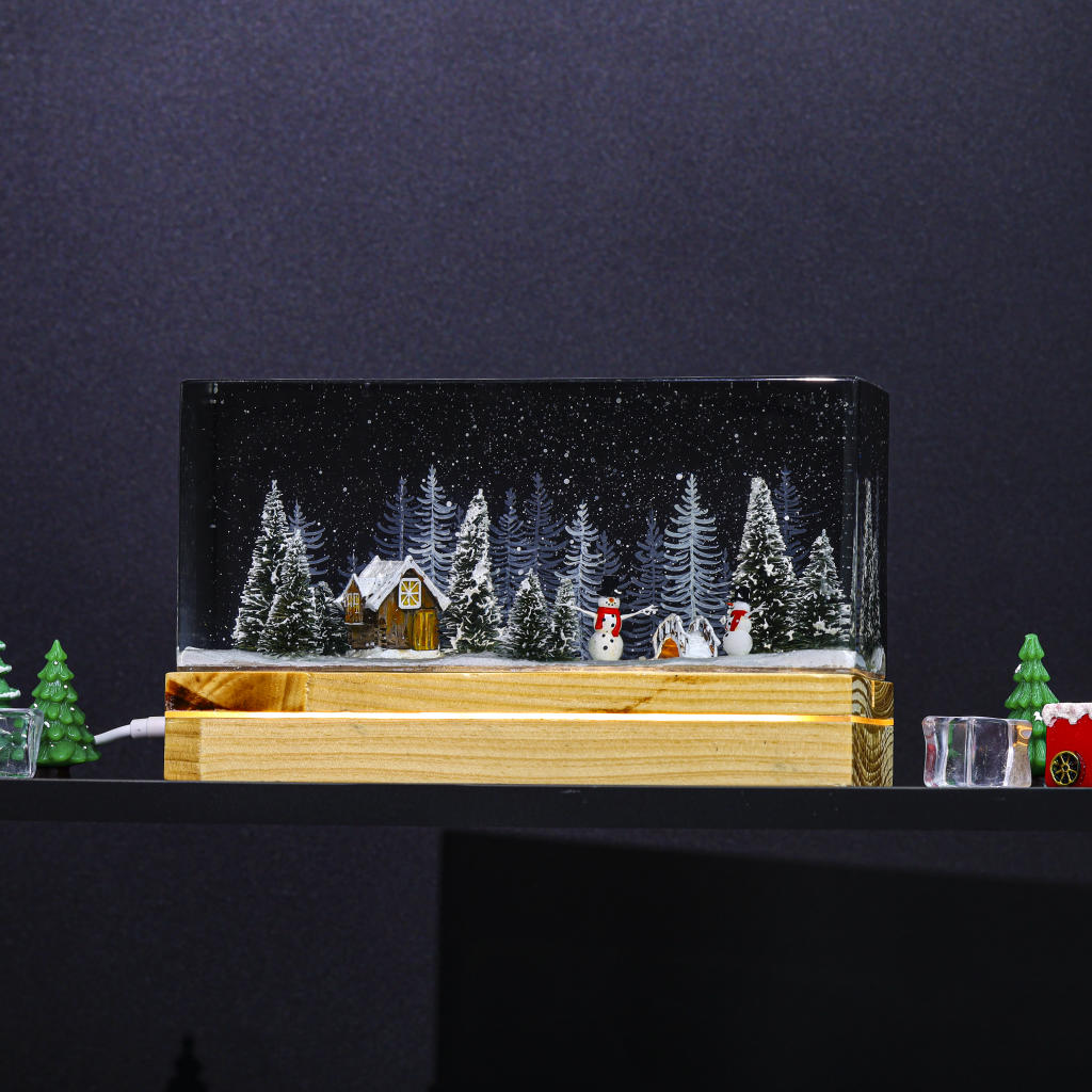 Snowman Christmas Night Lamp - Image 5