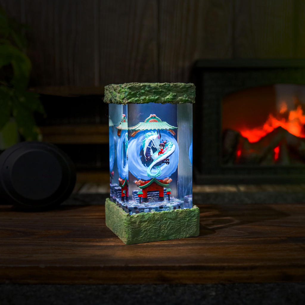 Spirited Away Haku and Chihiro Lamp - Image 5